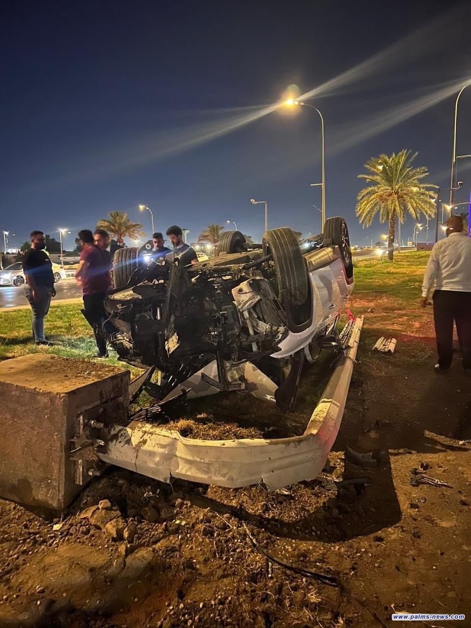 حادث مرعب في مطار بغداد